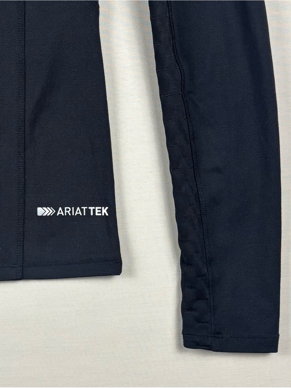 AriatTEK Cold Series Black Quarter Zip Performance Pullover Women XS - Picture 4 of 8